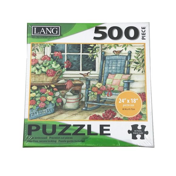 NWT Lang Rocking Chair 500 Piece Puzzle - Picture 2 of 3